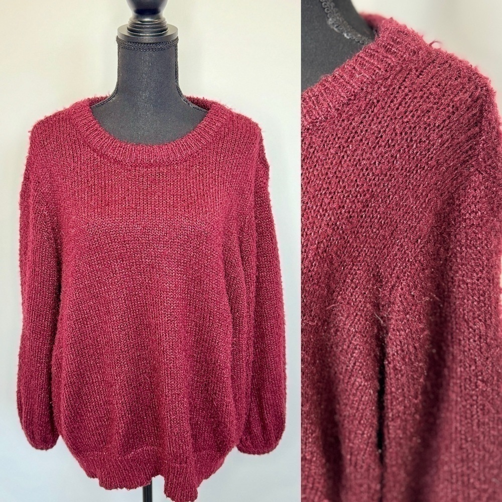 A new day Red Knit Women’s Sweater (Large)